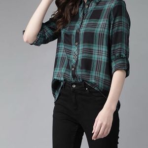 Roadster Black&Green Shirt