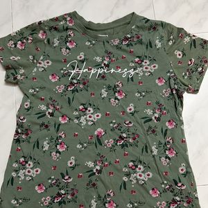 Cotton Casual T-shirt For Woman