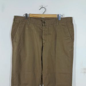 Dark Olive Green Cotton Pant (Men's)