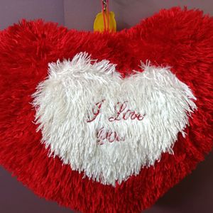 Red Heart Shape Pillow