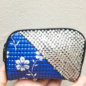 Custom Made Stone Studded Handbag And Purse