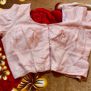 Peach Shimmer Blouse