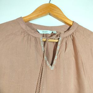 Nude Embroidered Tops (Women's)