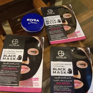 Nivea Cream.And Charcoal Mask