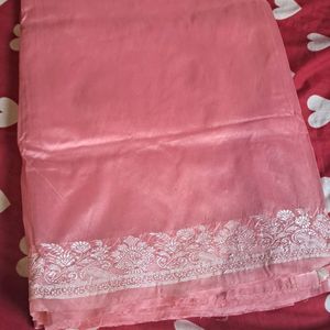 Pink aesthetic Saree💗