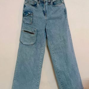 Roadster Life Company Flared Cargo Jeans