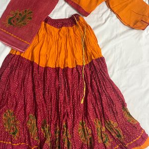 Choli With Blouse Duppata