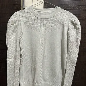 Off White Sweat Shirt For Women