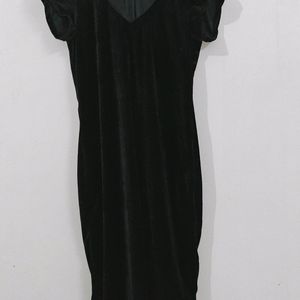 Velvet Black Sexy Partywear Dress 👗