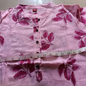 Pink Cotton Kurti