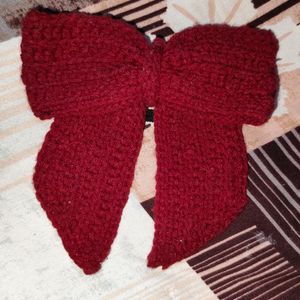 Crochet Bow And Rubberband