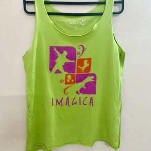 Lime Green Imagica Top