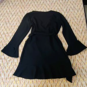 Black Wrap Dress