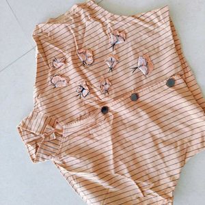 Crop Shirt Top