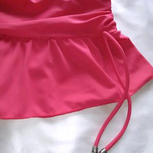 Cute Rose Colour Skirt