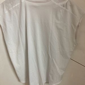 White Active Wear Tee