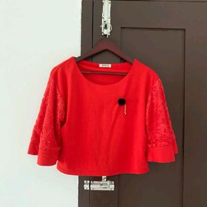 Coral Peach Top For Women