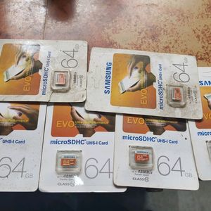 6Pcs 64Gb Samsung Memory Card