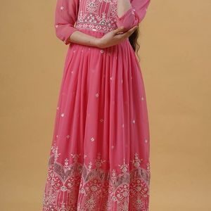 Pink Gown For Women