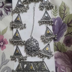 Oxidised Necklace Set