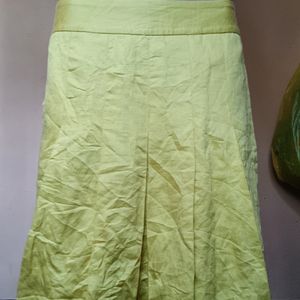 Yellow  Waist Skirt