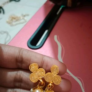 Earrings, Golden Colour