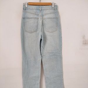 Blue Straight Fit Jean