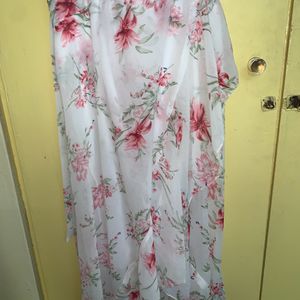 White Floral Dress