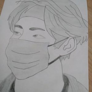 BTS Taehyung Sketch