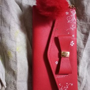 Hand Bag With Clutch