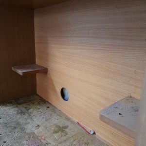 Wooden Computer Table / TV Trolley