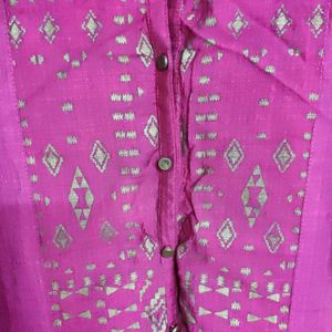 Srishti Jazzy Pink Festive Kurti