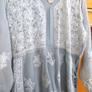 CHIKANKARI GOWN