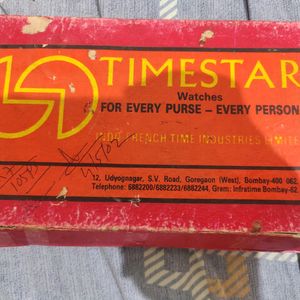 Timestar Box Of NOS New Old Stock Watches.