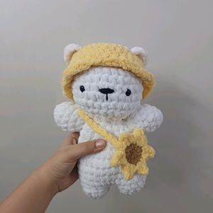 Cute Crochet Sunny Bear 🌻