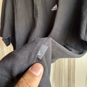 Adidas Black Polo T-Shirt