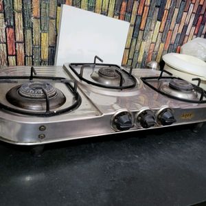 Gas Stove 3 Burners Cooktop