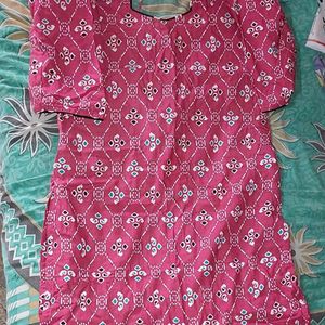 Pure Cotton Printed Kurti