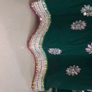 Long Slit Kurti Lehenga With Dupatta