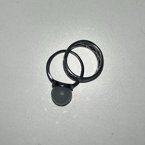 H&M Pack Of Two-Anti Tarnishing Silver Ring