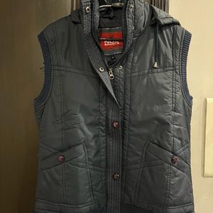 Navy Blue Puffer Jacket