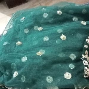 Paplum Top With Garara Dupatta Set