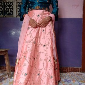 Crop Top With Long Skirt ❤️With Dupatta