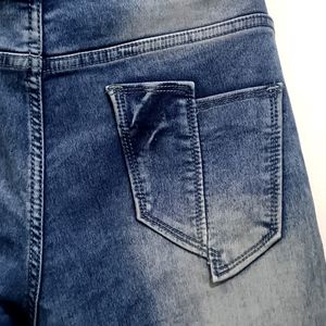 Blue Funky Denim Jeans