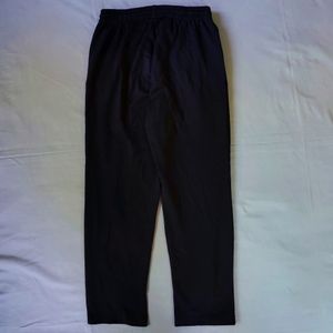 PUMA BLACK TRACK PANT WITH BIG LOGO