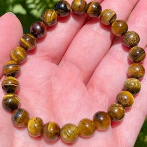 Tiger Eye Stone Unisex Brecelet