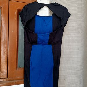 Blue And Black Dress