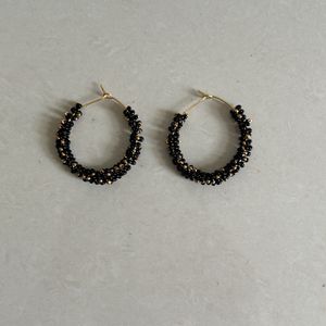 3 combo beads hoop eaarings