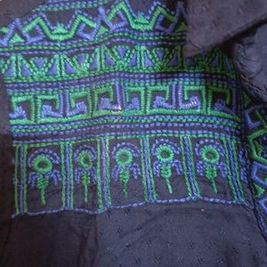 Embroidered A-line Kurta