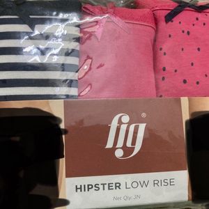 New Hipster Low Rise- Set Of 3